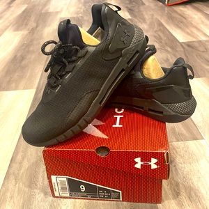 All black sneakers